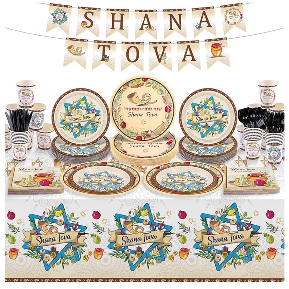 NEW 170 Pieces Rosh Hashanah Decorations - Picture 1 of 10
